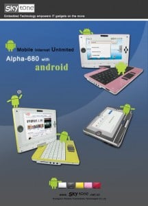 Skytone, netbook android 