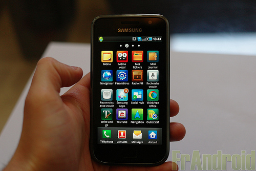 Samsung Galaxy S sous Android
