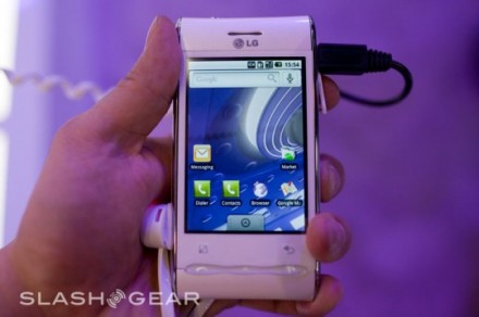 CES 2010 : Avec le LG GT540 (Swift), LG prévoit de sortir au moins trois androphones en 2010