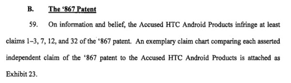 Apple attaque HTC pour violation de ses brevets