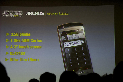 Archos Phone Tablet : projet immobilisé ?