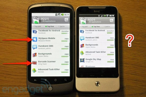 HTC Desire : la mise à jour 1.31.405.4 pour l’accès complet à Android Market