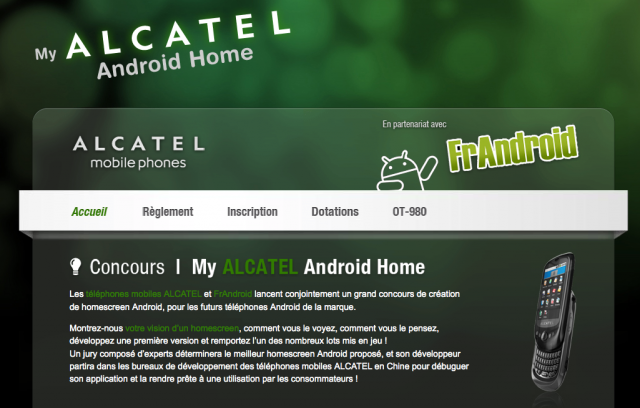 Qui sera le créateur de l’interface Android de l’OT-980 d’ALCATEL ?