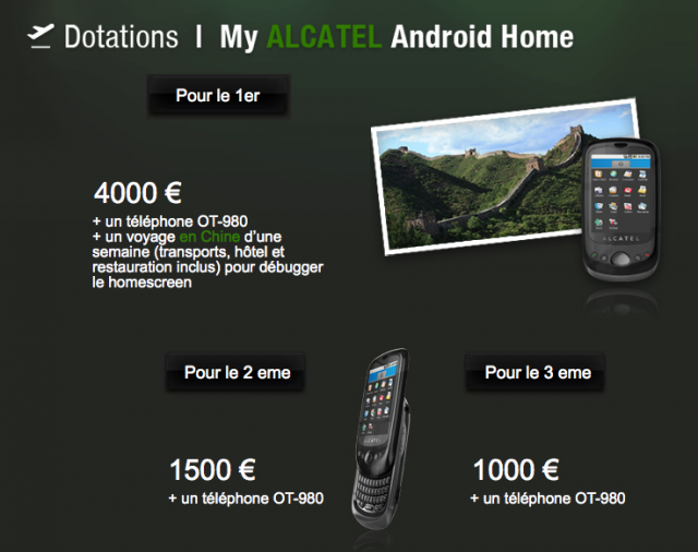 Qui sera le créateur de l’interface Android de l’OT-980 d’ALCATEL ?