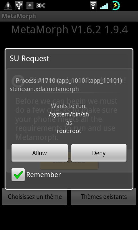 Android &#8211; Comment Installer un Thème MetaMorph
