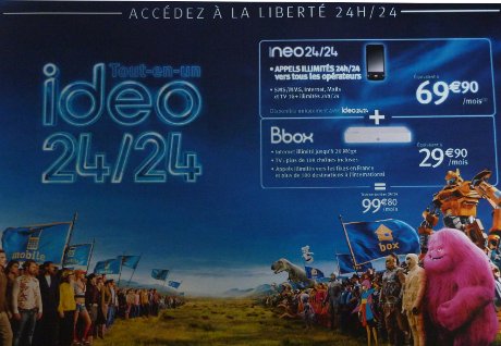 Ideo 24/24, l&rsquo;offre quadri-play de Bouygues Télécom annoncée