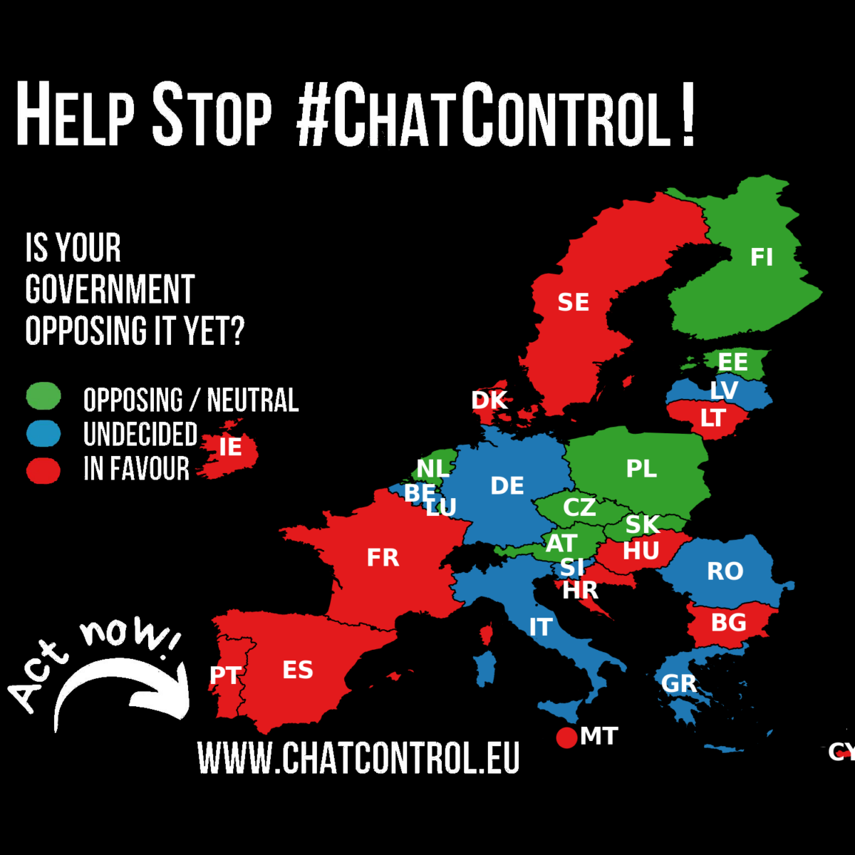 stop Chat control map